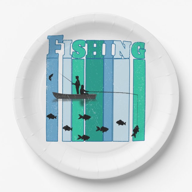 Fishing | The best fishing gifts Paper Plate (Front)