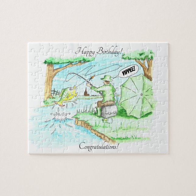 Fishing - The Big One! Puzzle (Horizontal)