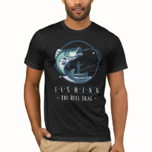 Fishing – “The Reel Deal” Funny Angler Graphic