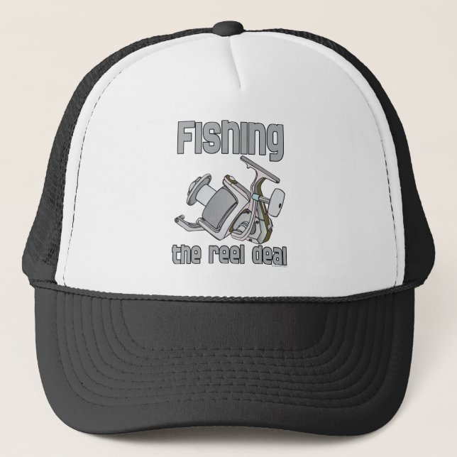 Fishing The Reel Deal Trucker Hat (Front)