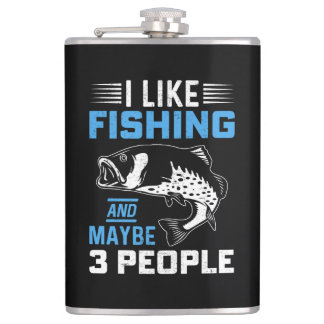 Fishing Theme  Hip Flask