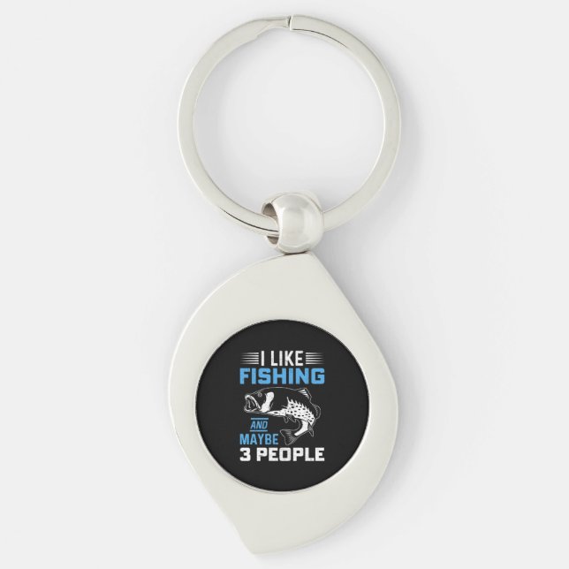 Fishing Theme  Key Ring (Front)