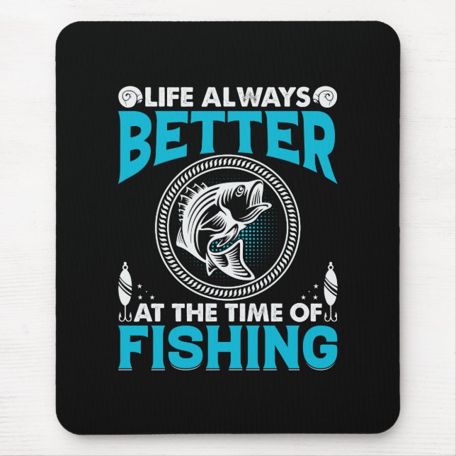 Fishing Theme Mouse Mat (Front)