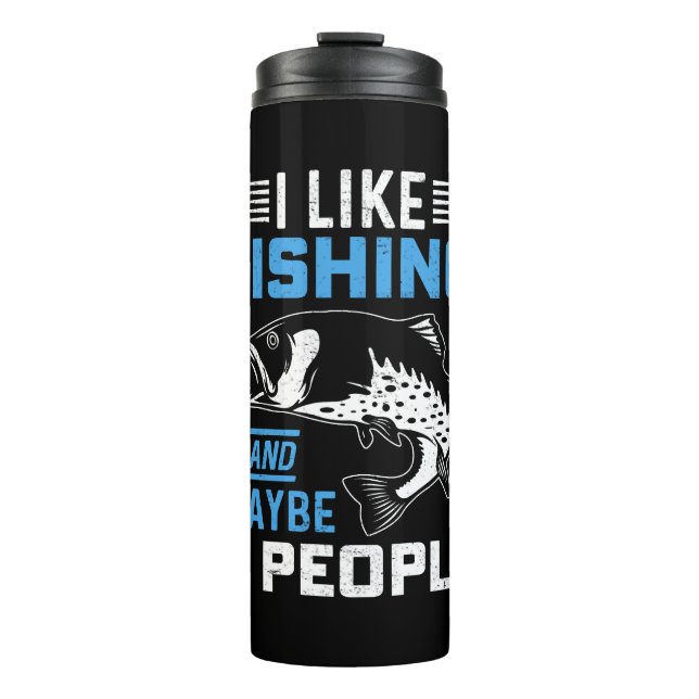 Fishing Theme  Thermal Tumbler (Front)