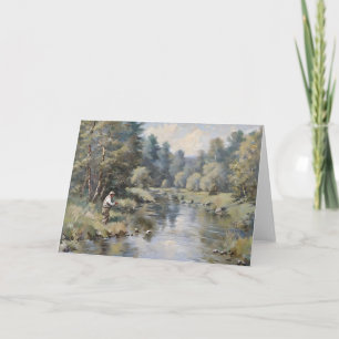 Fishing Themed Blank Customisable Card