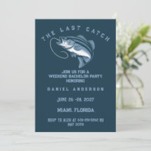 Fishing Themed Weekend Trip Bachelor Party