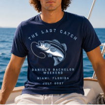 Fishing Themed Weekend Trip Bachelor Party