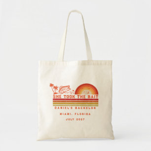 Fishing Themed Weekend Trip Bachelor Party Tote Bag