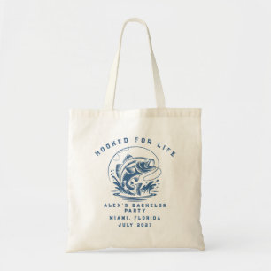Fishing Themed Weekend Trip Bachelor Party Tote Bag