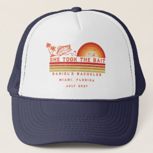 Fishing Themed Weekend Trip Bachelor Party Trucker Hat