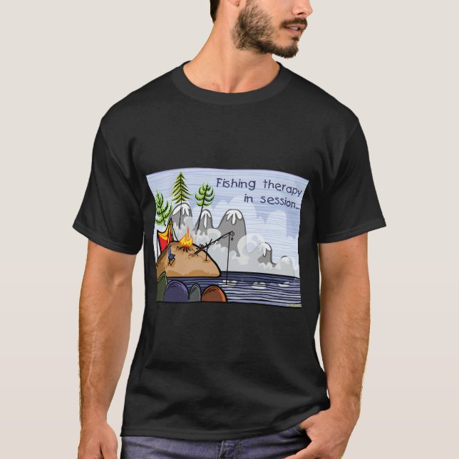 Fishing therapy T-Shirt (Front)