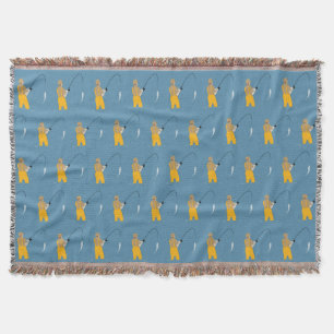 Fishing Throw Blanket