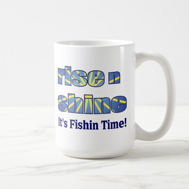 Fishing Time Coffee Mug (Right)