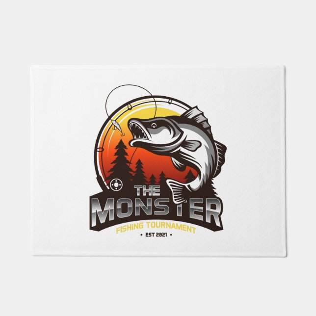Fishing tournament doormat (Front)