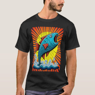 Fishing Tournament Fans Pop Big Fish Catcher 3 T-Shirt