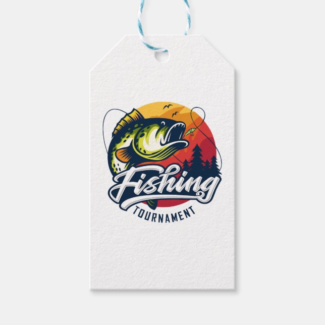 Fishing tournament gift tags (Front)