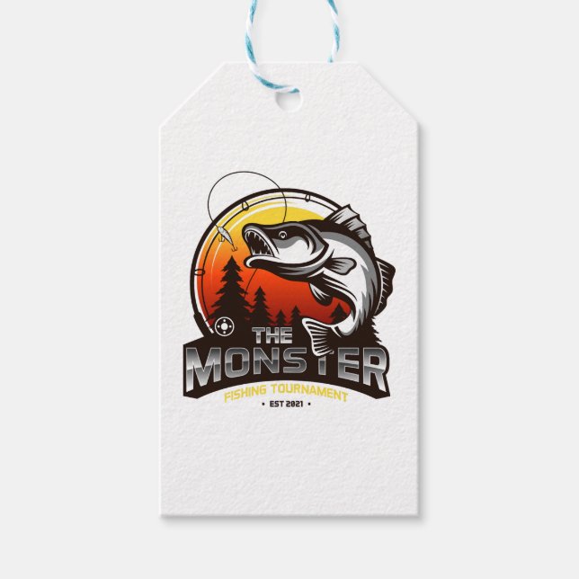 Fishing tournament gift tags (Front)