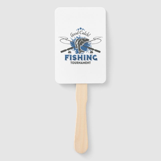 Fishing tournament hand fan (Front)