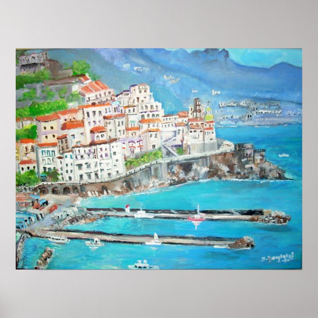 Fishing Town of Atrani - Poster (Front)