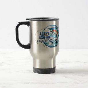 Fishing Travel Mug Personalised