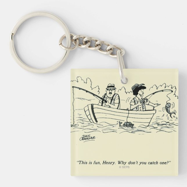 Fishing Trip Key Ring (Front)