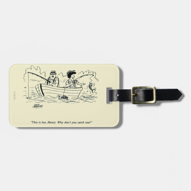 Fishing Trip Luggage Tag (Front Horizontal)