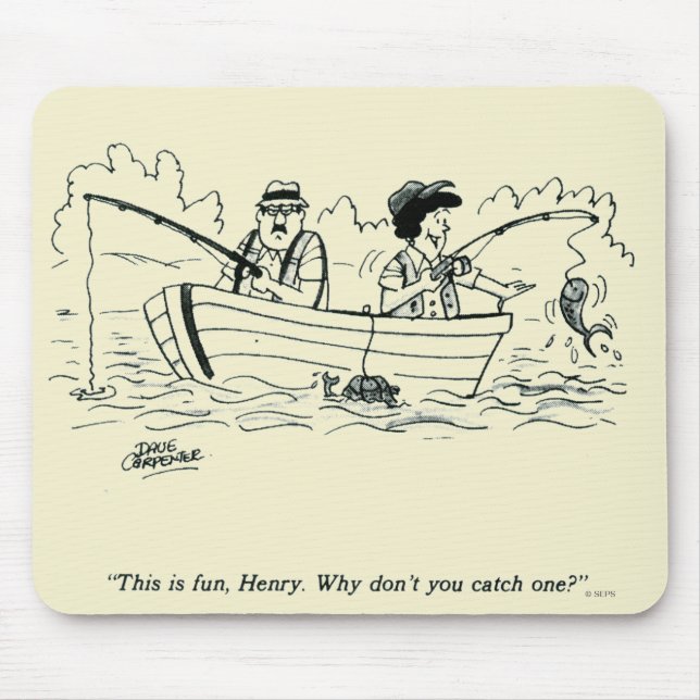 Fishing Trip Mouse Mat (Front)