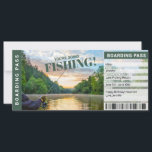 Fishing Trip Surprise Reveal Gift Certificate<br><div class="desc">Instantly personalise your surprise fishing trip boarding pass gift ticket today! Simply click "Personalise" to personalise the ticket with your info. Celebrate a special occasion by typing a special note in the note box on the ticket. Each ticket comes printed on thick, sturdy, quality card stock and a white envelope....</div>