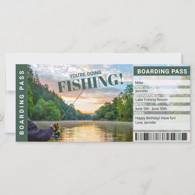Fishing Trip Surprise Reveal Gift Certificate (Front)