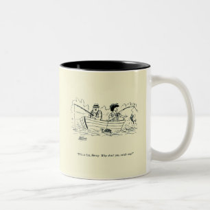 Fishing Trip Two-Tone Coffee Mug