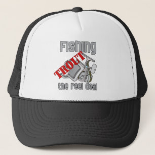 Fishing Trout The Reel Deal Trucker Hat