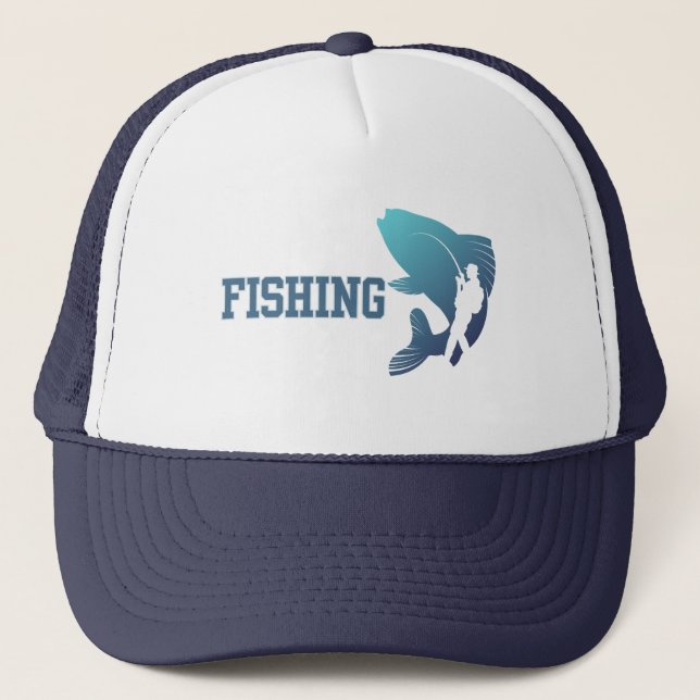 Fishing Trucker Hat (Front)