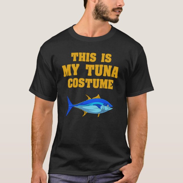 Fishing Tuna Costume Fisherman Angler Fisher Saltw T-Shirt (Front)