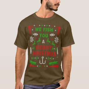 Fishing Ugly Christmas Sweater Party Design