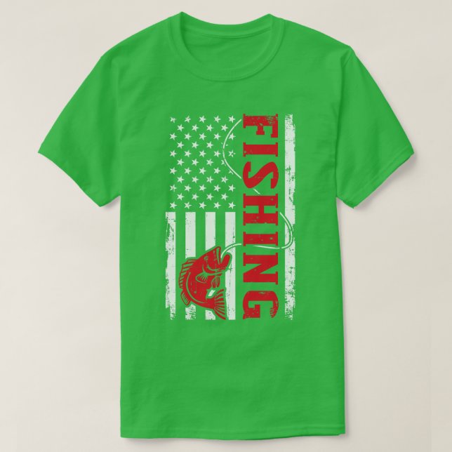 Fishing USA T-Shirt (Design Front)