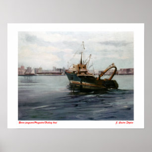 Fishing vessel/Fisheries/Fishing boat Poster