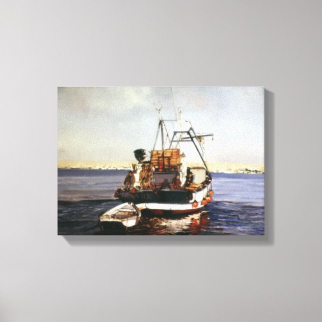 Fishing vessel/Fishing boat/Fishing boat Canvas Print (Front)