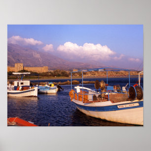 Fishing Village Greece Poster Paper (Matte)