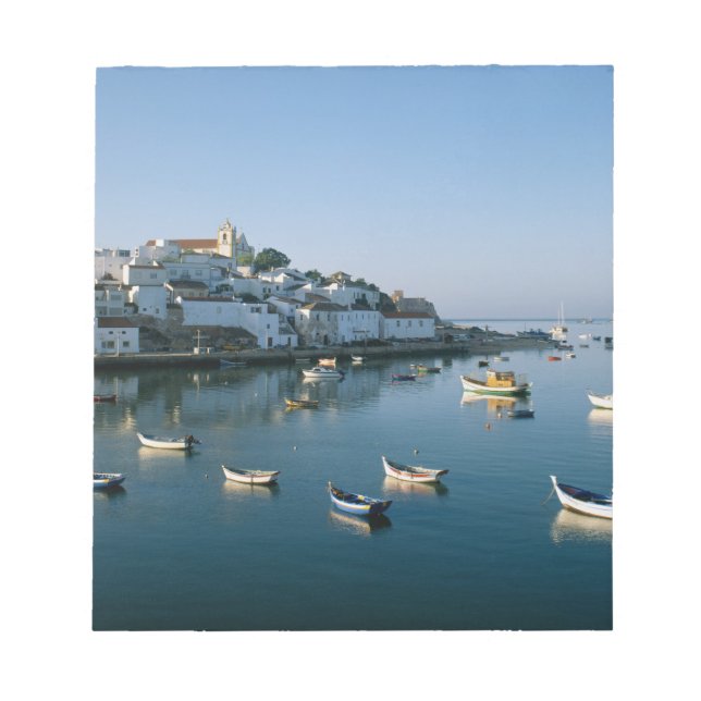 Fishing Village of Ferragudo, Algarve, Portugal 2 Notepad (Front)