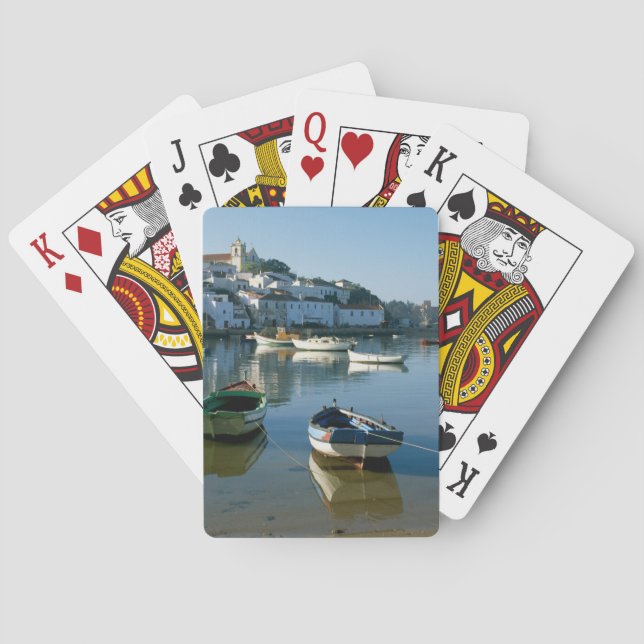 Fishing Village of Ferragudo, Algarve, Portugal Playing Cards (Back)