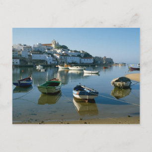 Fishing Village of Ferragudo, Algarve, Portugal Postcard