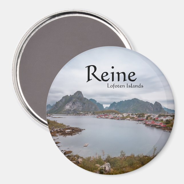 Fishing Village Reine, Lofoten Islands Magnet (Front/Back)