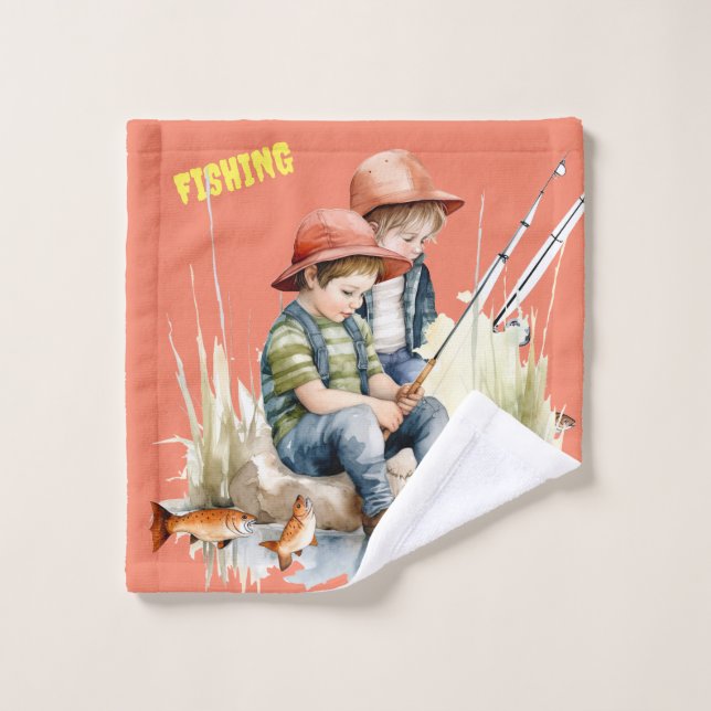  FISHING WASH CLOTH FOR KIDS (Wash Cloth)