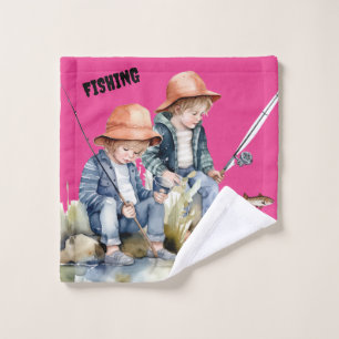 FISHING WASH CLOTH FOR KIDS