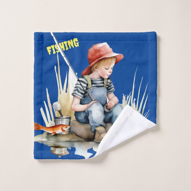  FISHING WASH CLOTH FOR KIDS (Wash Cloth)
