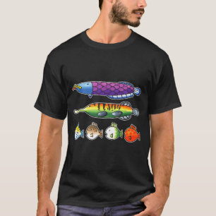 Fishing Wii Srts Fish Species  T-Shirt