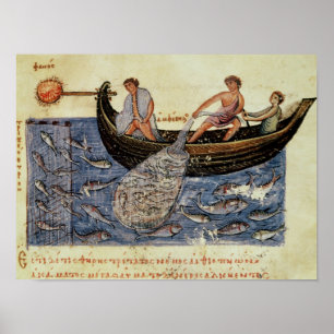 Fishing with a Net Poster