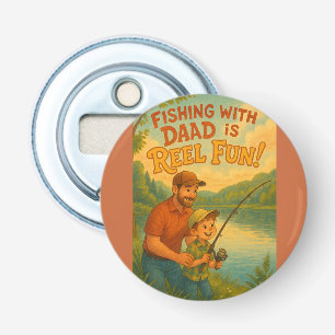 Fishing with Dad is Reel Fun! Bottle Opener