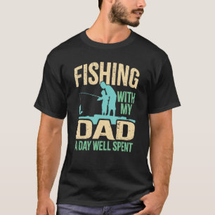 Fishing With Dad  Sons & Daughters Fish Team Angle T-Shirt