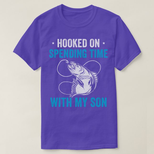 Fishing with Daddy Father and Son Fishing with Son T-Shirt (Design Front)
